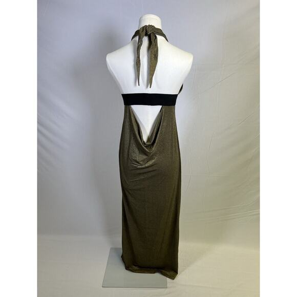 Vintage Y2K Halter Maxi dress Size Small - Picture 8 of 13
